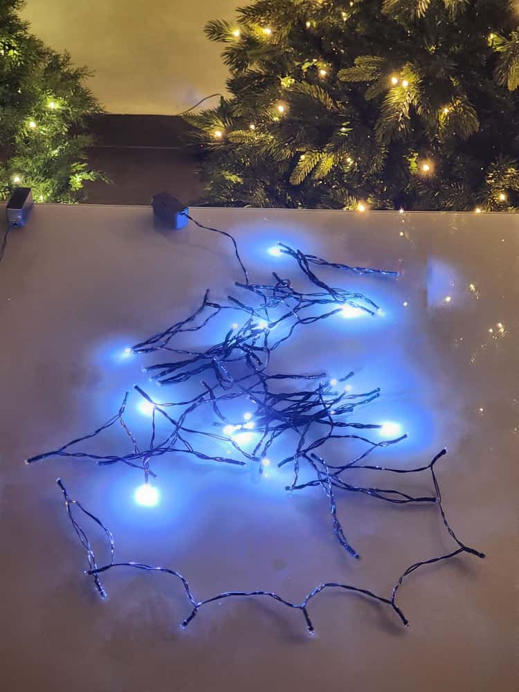 PISCA STROBO ESTRELINHA 80 LEDS 10 METROS BRANCO FRIO BIVOLT USO INTERNO E EXTERNO